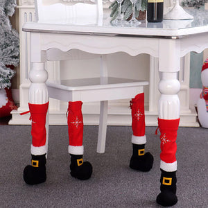 Weihnachten Stuhl Fuß Abdeckung