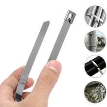 Laden Sie das Bild in den Galerie-Viewer, Mehrzweck-Kabelbinder aus Metall (100 STÜCK)

